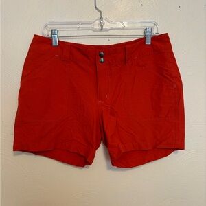 Patagonia Orange Hiking Shorts Womens 10 Trail Outdoor Lightweight